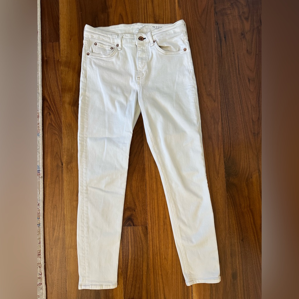 Rag&Bone White Skinny Jeans